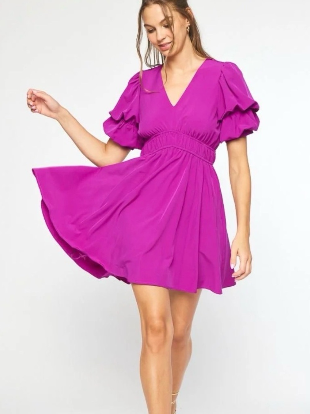 Entro womens purple dress size small